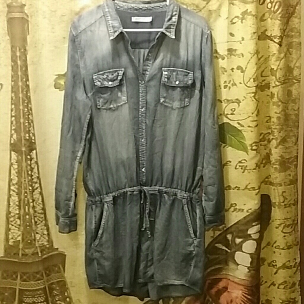 Comfiest denim Romper